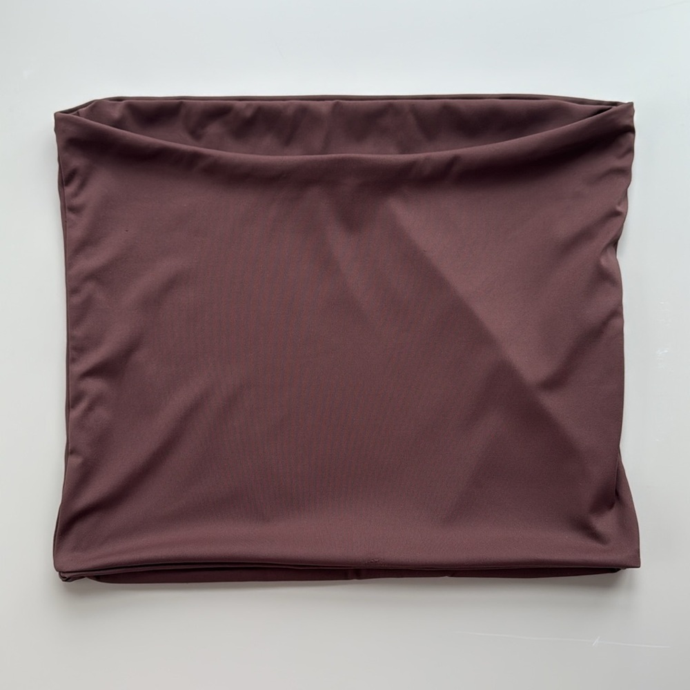 Zara Brown Elastic Bandeau/Tube Top - Size L - Picture 3 of 6